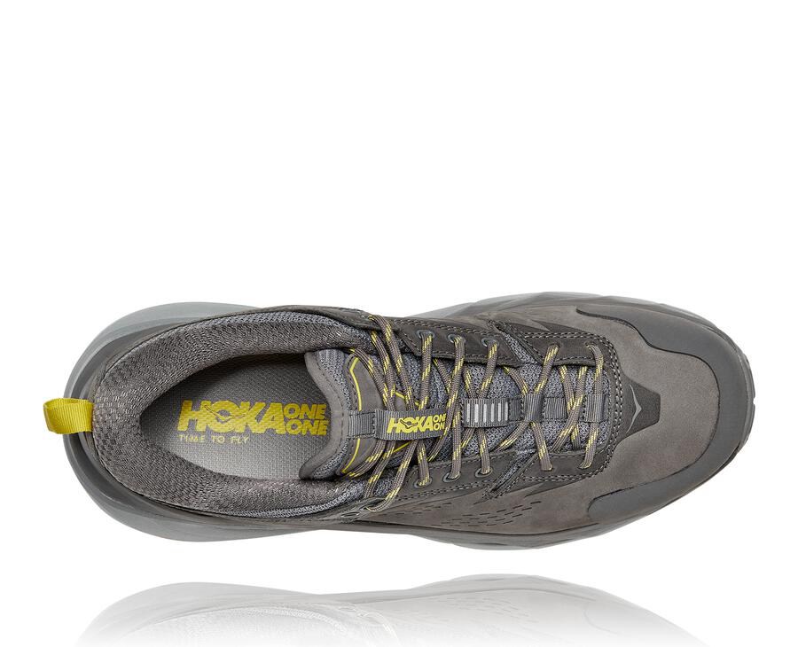 Zapatillas Trail Hoka One One Hombre - Kaha Bajas Gore-Tex - Gris - JRT561378